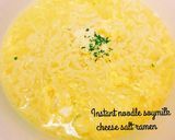 インスタントラーメン豆乳チーズ塩ラーメン作り方3写真