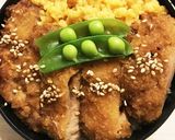 勝つ丼弁当♪何に勝つ？(o^^o)作り方1写真