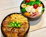 勝つ丼弁当♪何に勝つ？(o^^o)作り方4写真