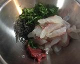 白身魚の梅昆布和え作り方1写真