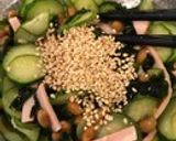 納豆とわかめと胡瓜の酢醤油和え作り方12写真