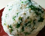 スープセロリの爽やかおにぎり！作り方3写真