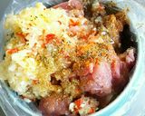 メキシコ風　鶏肉のオーブン焼き作り方4写真