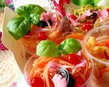 麺つゆジュレ♡デザート風素麺弁当　運動会作り方1写真