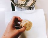 お弁当にも♪れんこんのアーリオオーリオ。作り方2写真