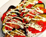 本格簡単！なすとトマトのバジルチーズ焼き作り方3写真