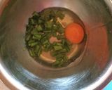 納豆とほうれん草のスクランブルオムレツ作り方2写真