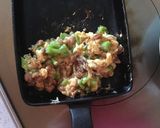 納豆とほうれん草のスクランブルオムレツ作り方5写真