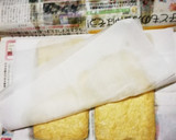 油揚げの油抜き(超簡単·洗い物無し)作り方4写真