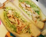 簡単スパイシーチキン食パンホットサンド作り方7写真