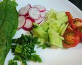 ☆ヘルシーおかず☆夏野菜のせ豆腐作り方2写真