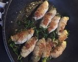 豆苗とアボガドチーズの豚バラ巻き♪作り方5写真