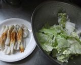 キャベツとちくわのカレー塩炒め作り方1写真