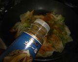 キャベツとちくわのカレー塩炒め作り方4写真