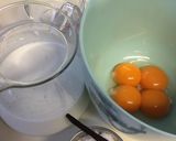 こくうま簡単プリン 湯煎蒸し作り方1写真