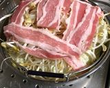 重ねるだけ！白菜と豚肉の蒸物作り方2写真