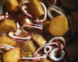 里いもとイカの煮物作り方7写真