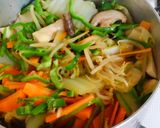 簡単＊もやしと白菜ピーマンのポン酢煮♪作り方5写真