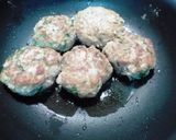 鶏と豆腐のさわやか味噌バーグ作り方3写真