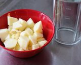 ブレンダーで簡単　甘酒と生姜のスムージー作り方1写真