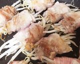 ポン酢でさっぱり！もやしの豚肉巻き♡作り方5写真