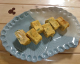 爽やか♬青じそと干しえびの玉子焼き作り方3写真