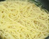 シーフードとパクチーのアヒージョ・パスタ作り方9写真