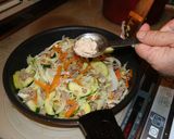 ズッキーニの野菜炒め作り方20写真