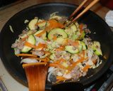 ズッキーニの野菜炒め作り方21写真