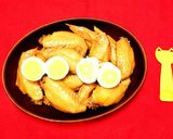 ほろほろ手羽先と煮卵の大皿作り方10写真