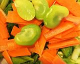 らっきょうとそら豆のサラダ作り方4写真