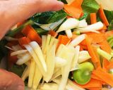 らっきょうとそら豆のサラダ作り方6写真