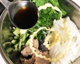 水菜と鯖の夏野菜サラダ作り方2写真