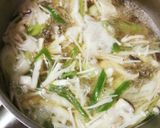 疲れに酢が効く♪2種キノコのとろ旨スープ作り方3写真