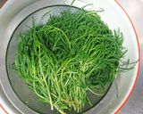 作り置き◎おかひじきのオイマヨおかか和え作り方1写真