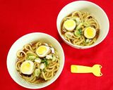 派生◆ぷるぷるコラーゲンスープのうどん作り方4写真