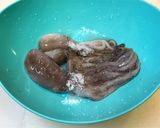 「そら豆・タコ・三つ葉 ・炊き込み御飯」作り方4写真