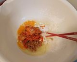 納豆キムチチーズチヂミ作り方1写真