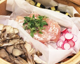塩こうじ蒸し鶏&蒸し野菜の『冷やし中華』作り方2写真