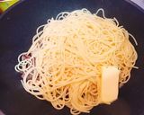 牛肉ときのこのバター醤油パスタ作り方7写真