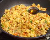 具だくさんのキラキラしっとり玉子炒飯作り方7写真