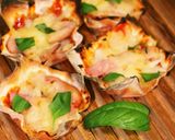 BBQにもワンタンの皮でお洒落カップピザ作り方5写真