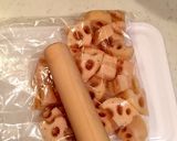 ☆たたき蓮根のキンピラ☆作り方4写真