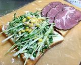 簡単和えるだけ水菜のツナコーンマヨサラダ作り方3写真