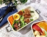 お弁当に！アスパラの塩豚つくね作り方5写真