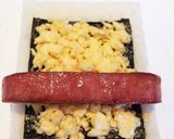スパムおにぎり風♡くるくるロールサンド作り方5写真