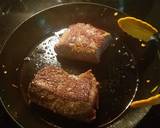 クミンスパイスステーキとほうれん草サラダ作り方4写真