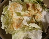 味付1つだけ！コンソメキャベツの卵とじ作り方1写真