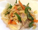 簡単まろやか肉野菜マヨ味噌炒め作り方6写真