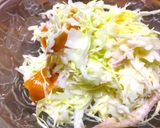 スモークチキンの超お手軽コールスロー風作り方3写真
